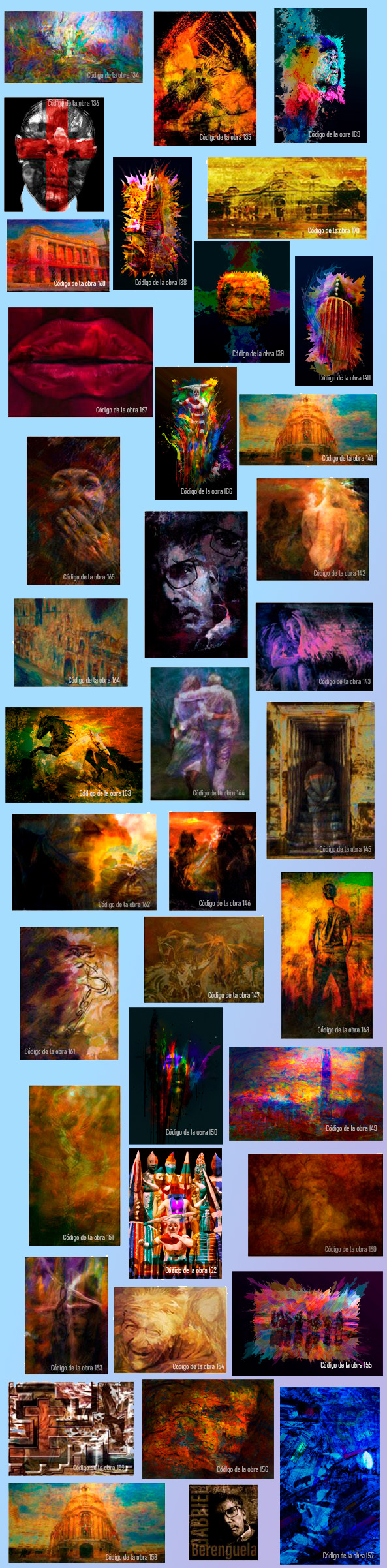 selección de obras de arte de Gabriel Berenguela