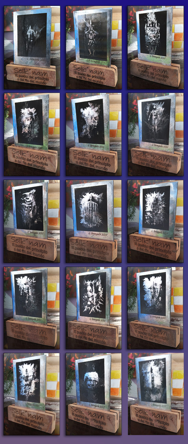 grabado en metal selk'nam 1
